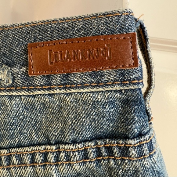 Blank NYC Shorts Womens 29 Med Wash The Barrow Vintage Hi Rise Jean Denim Booty - Picture 10 of 14